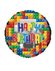 Folieballon Happy Birthday lego (46cm)