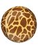 Folieballon Orbz girafprint (40cm)