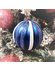Glitter Luxe Kerstballen blauw/turquoise/zilver 6 stuks