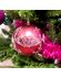 Grote luxe Glitter Kerstballen groen/fuchsia 8 stuks
