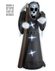 Halloween decoratie opblaasbare grim reaper met licht 244 cm