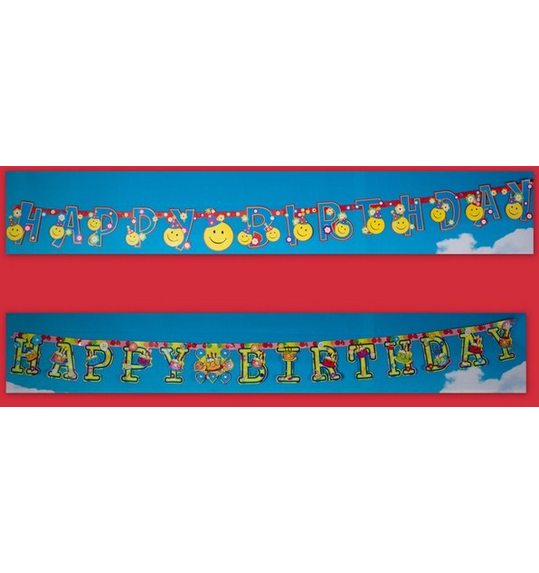 Happy birthday slinger / banner