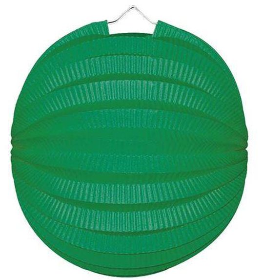 Lampion groen 23cm