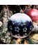 Luxe glitter grote Kerstballen blauw/wit/zilver 6 stuks