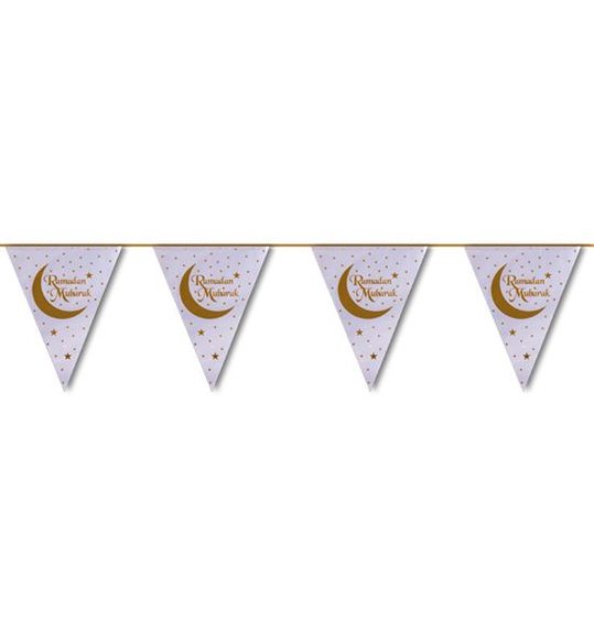 Vlaggenlijn Ramadan Mubarak (6m) 