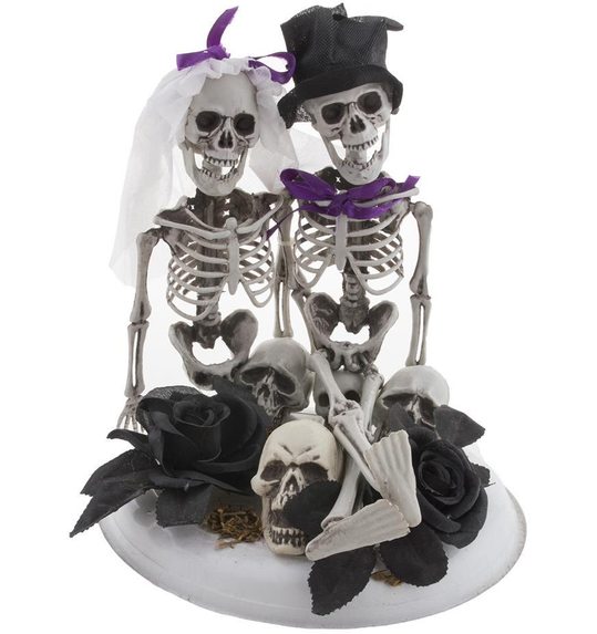 deco bruid en bruidegom halloween