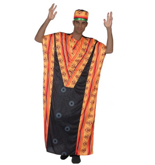 Afrikaans carnavalskostuum voor mannen