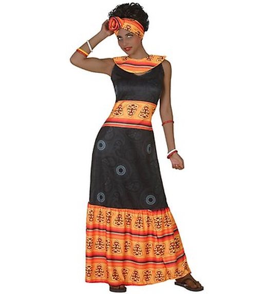 Afrikaanse verkleed jurk voor dames