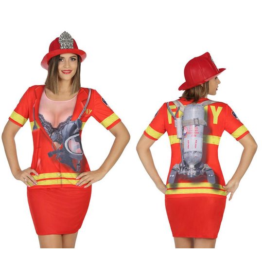 Brandweer shirt dames