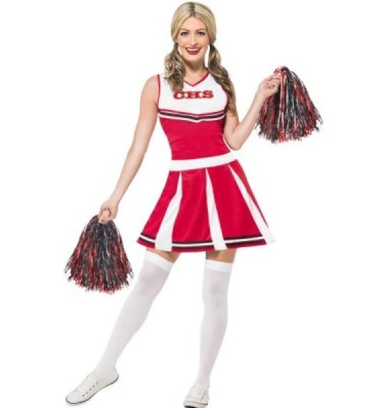 Cheerleader kostuum voor vrouwen