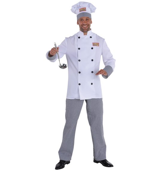 Chef kok kostuum