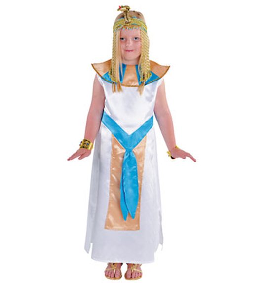 Cleopatra egyptische verkleed  jurk kind