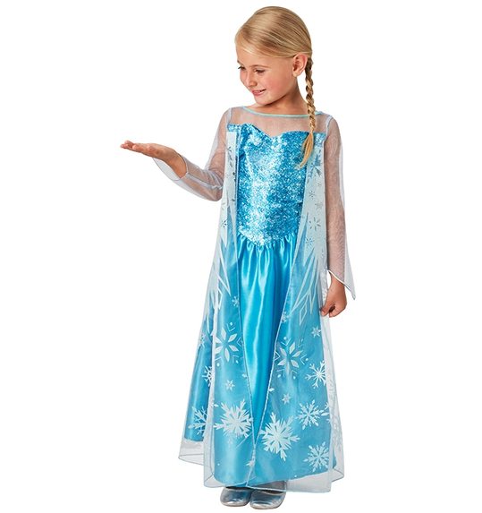 Elsa verkleed jurk uit de film Frozen voor meisjes