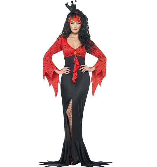 Evil queen verkleed jurk halloween