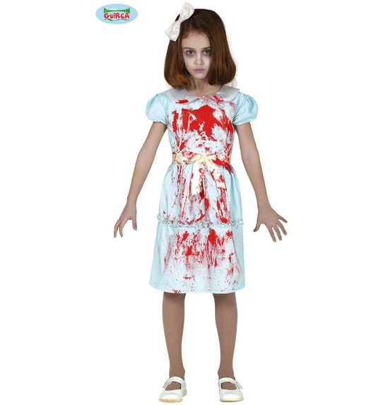 Geest met bloed halloween meisjes kostuum
