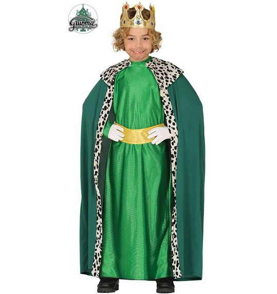 Groen koning kostuum voor kinderen