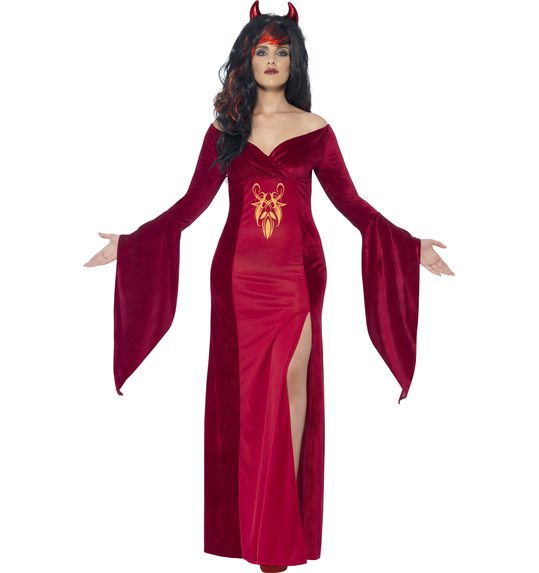 Halloween jurk duivel dame