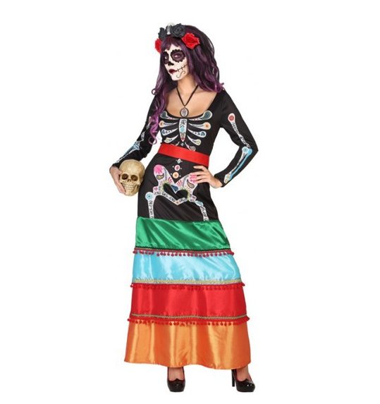 Halloween skelet mexicaanse jurk