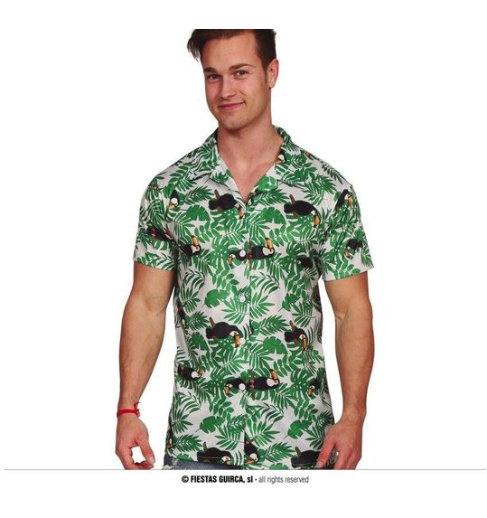 Hawaii shirt met toekan