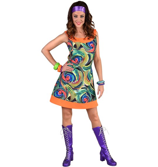 Hippie disco jurk Dancing queen