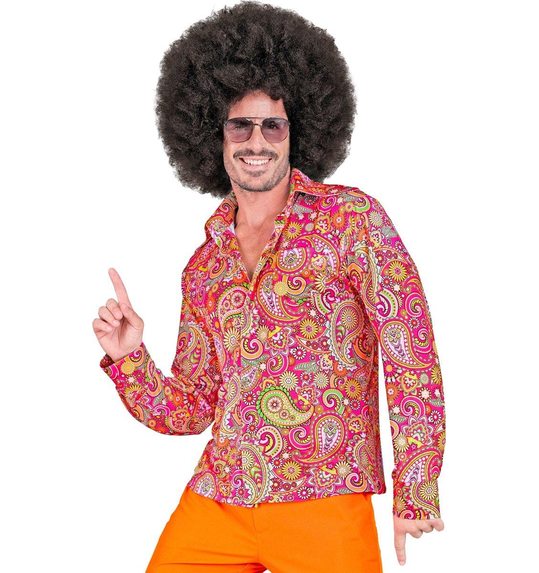 Hippie hemd Paisley voor mannen