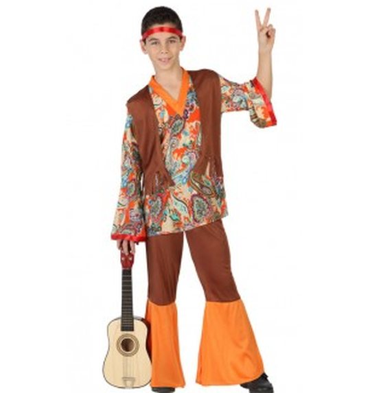 Hippie jongen kostuum
