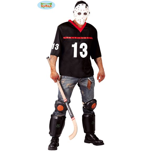 Jason masker en t-shirt voor halloween