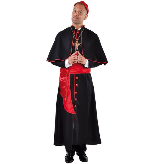 Kardinaal verkleed kostuum