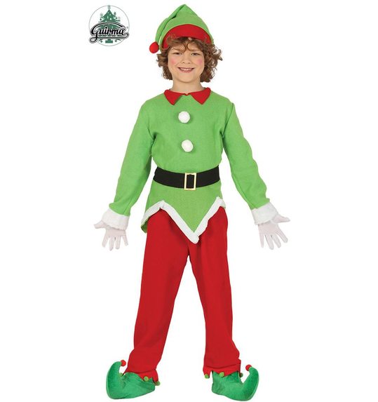 Kerst elf verkleed pak voor kinderen