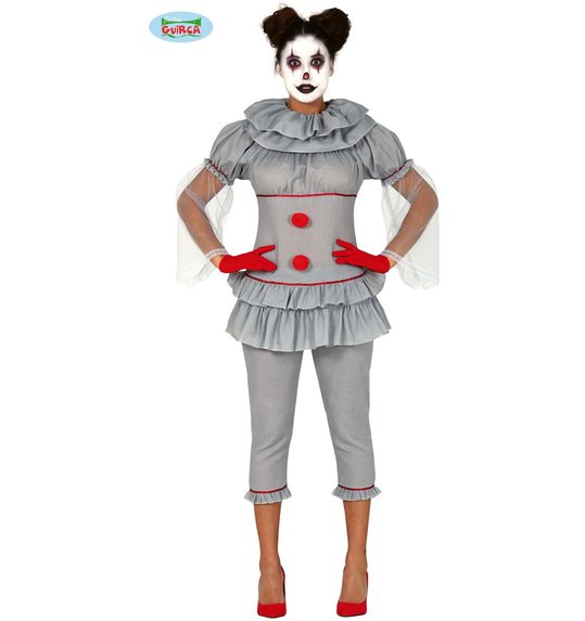 Killer clown dames kostuum
