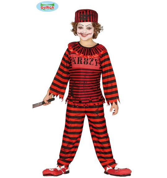 Killer clown halloween kostuum voor kinderen