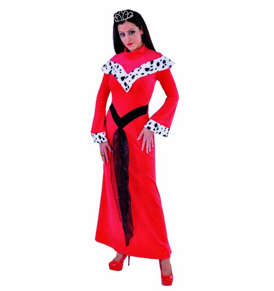 Koningin kostuum rood 