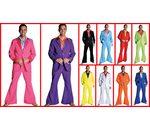 Kostuum disco deluxe jaren 70 mannen foute kleding