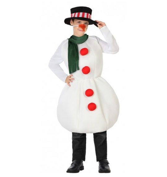 Kostuum sneeuwman jongen
