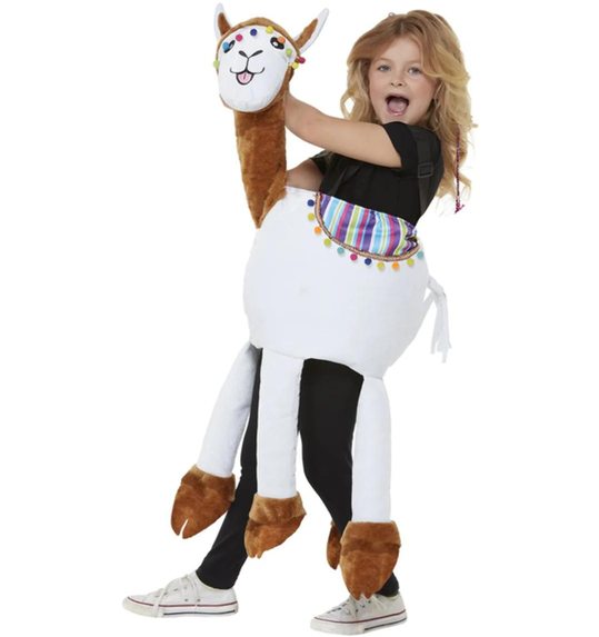 Lama ride in kostuum voor kids