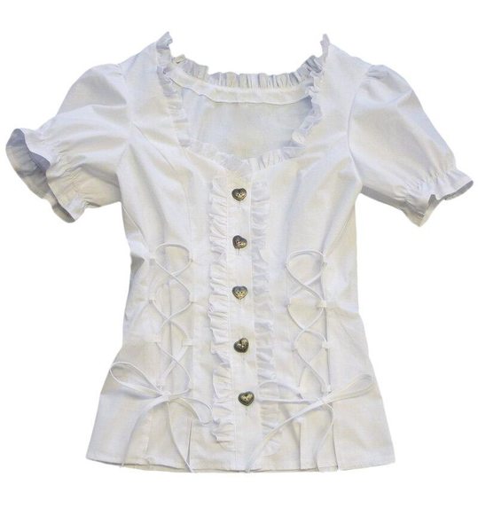 Luxe tirol blouse