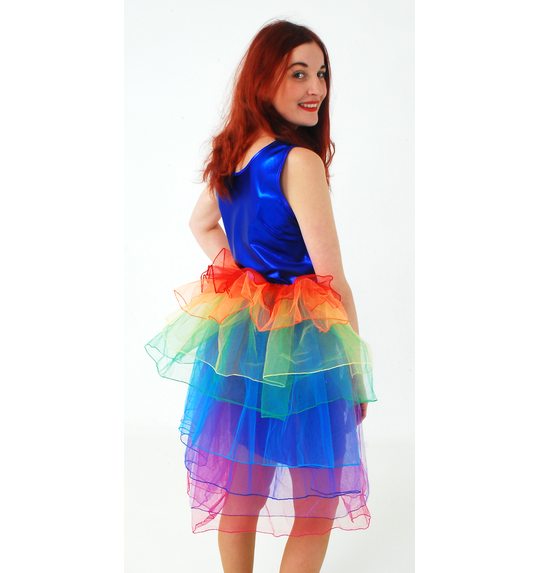 Multicolor cancan tutu petticoat
