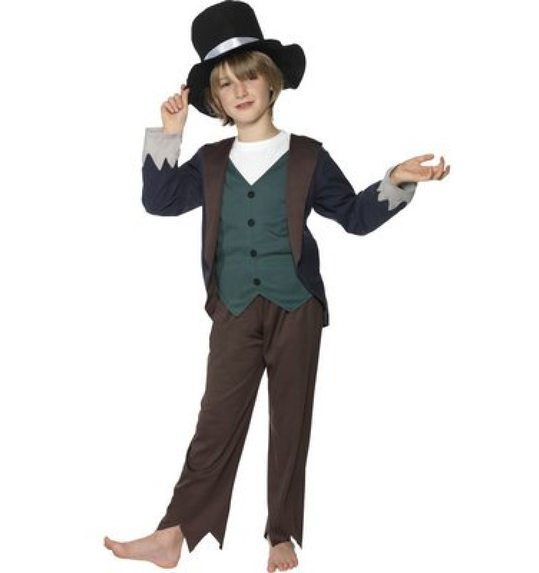 Oliver jongen kostuum