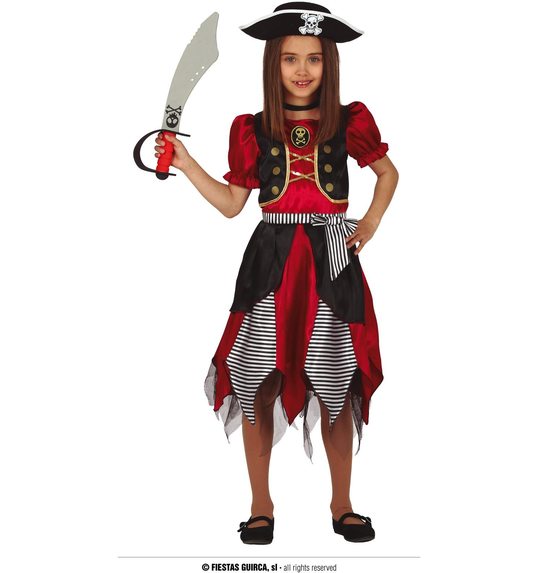 Piraten meisje kostuum