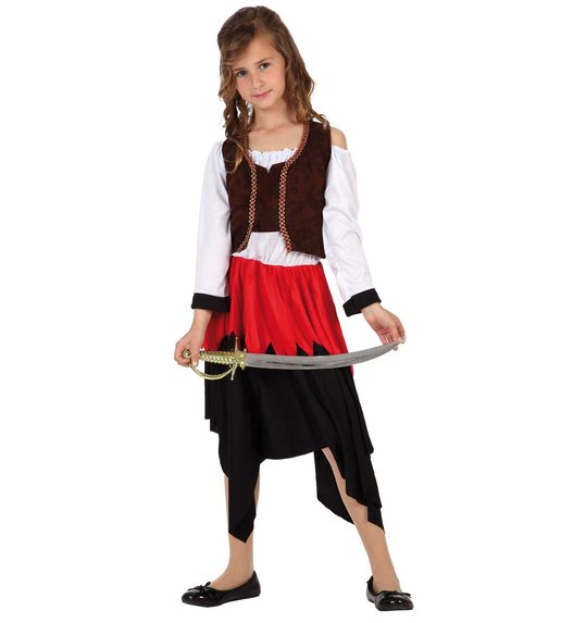 Piraten meisje kostuum