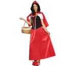 Roodkapje dames verkleed jurk voor carnaval