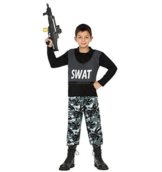 SWAT politie verkleed kostuum voor kids