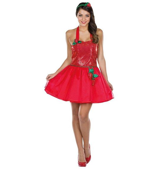 Sexy aardbei jurk