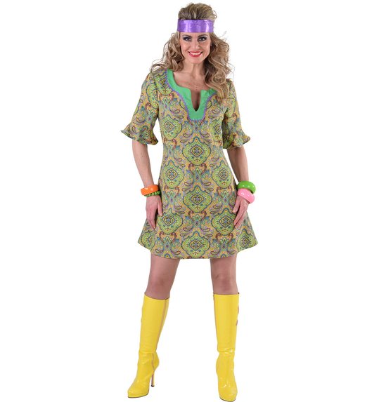 Summer of love hippie verkleed jurk