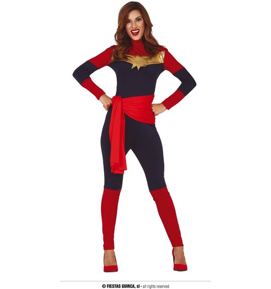 Superheldin kostuum voor dames star