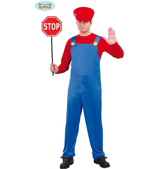 Werkman Mario verkleedkostuum