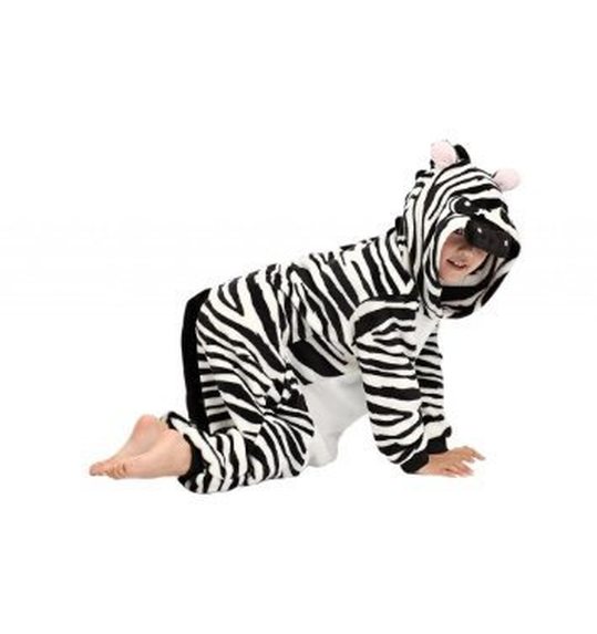 Zebra onesie voor kinderen