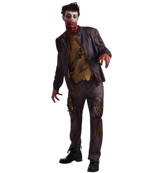 Zombie mannnen kostuum