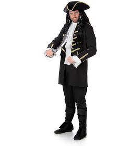 Zwart piraten kostuum voor heren