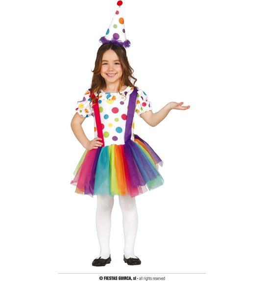 clown kostuum voor meisjes